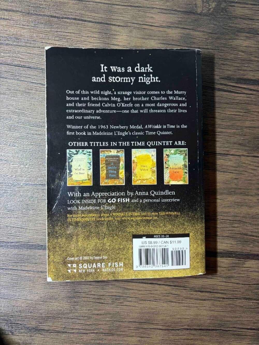 A WInkle In Time Book Paperback - Picture 2 of 2